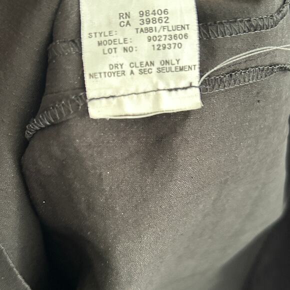 Theory Tabbi Fluent Dress 2 Linen Fit Flare Pockets Capsule Minimalist Career - Picture 5 of 7